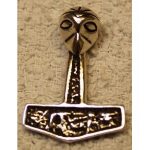 Thorshammer med ravnehoved